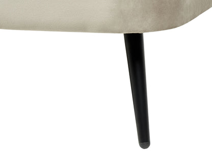  Left-Hand Chaise Lounge ALLIER Velvet Beige