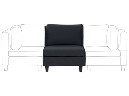  1-Seat Section UNSTAD Fabric Black