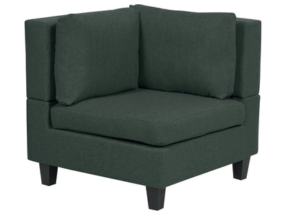  Modular Sofa 3 Seater UNSTAD Fabric Dark Green With Ottoman