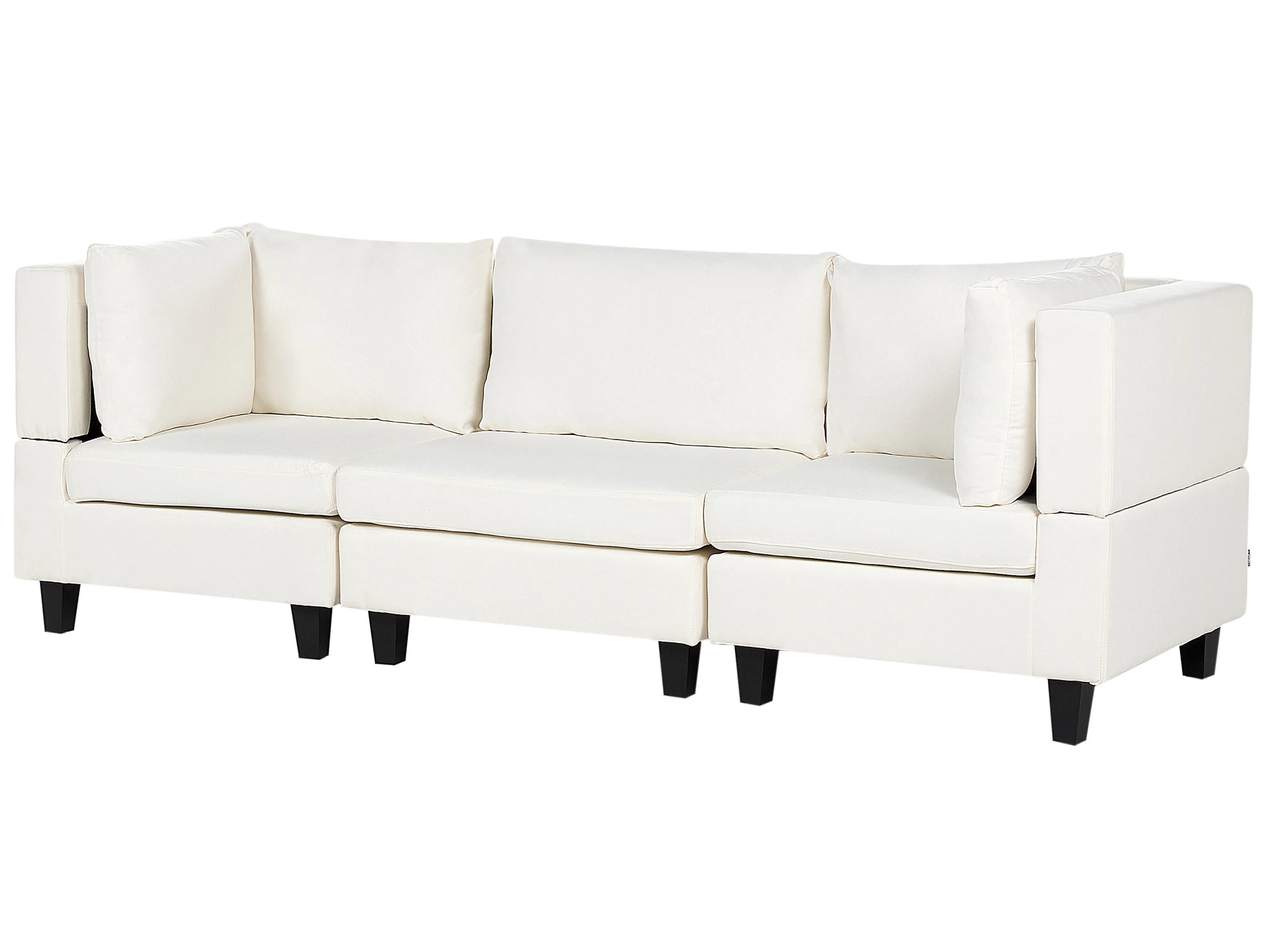  Modular Sofa 3 Seater UNSTAD Fabric Off-White