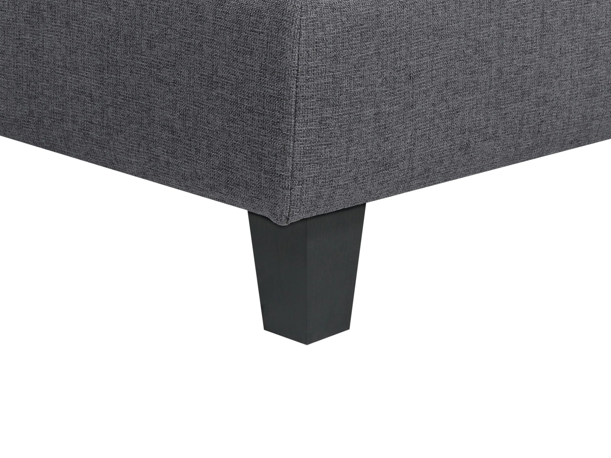  Modular U-Shape Sofa 5 Seater UNSTAD Fabric Dark Grey