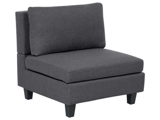  1-Seat Section UNSTAD Fabric Dark Grey
