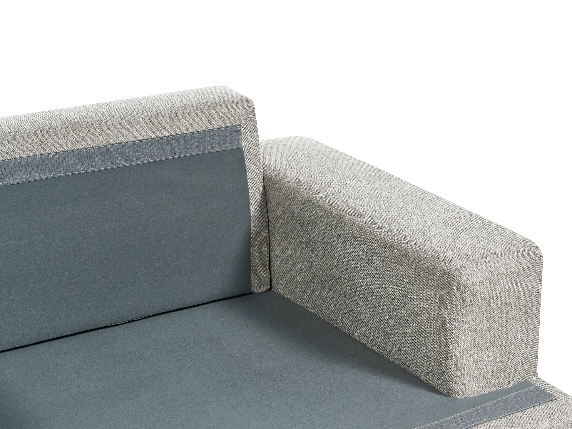 Sofa 3 Seater ALLA Fabric Light Grey