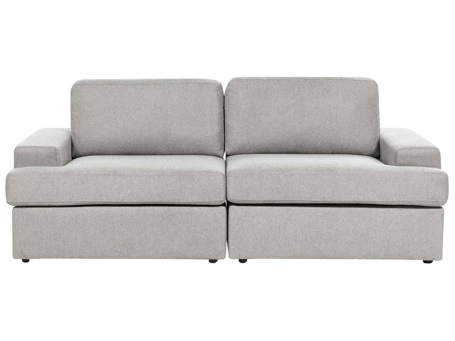  Living Room Set 4 Seater ALLA Fabric Light Grey
