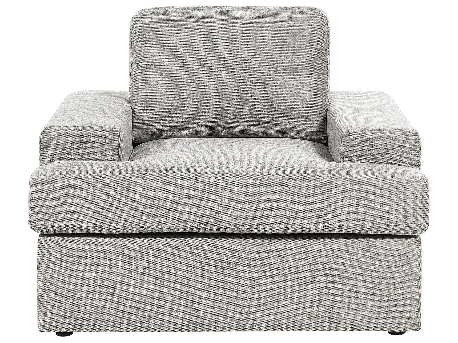  Living Room Set 4 Seater ALLA Fabric Light Grey
