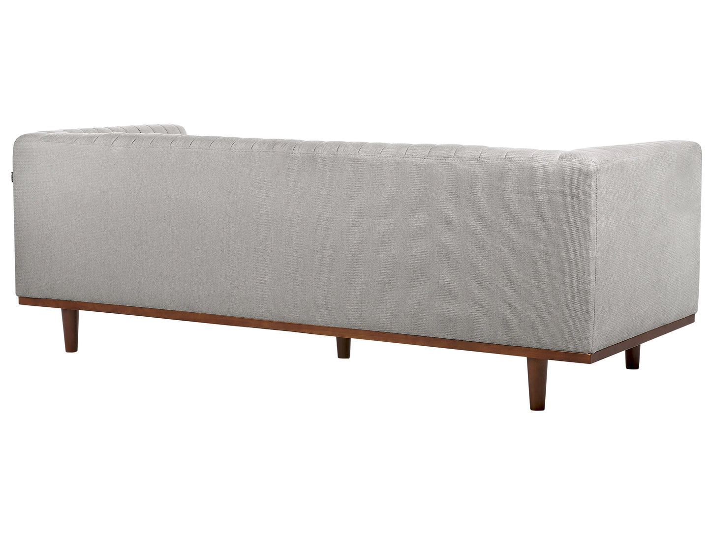  Sofa 3 Seater SKAULE Fabric Light Grey