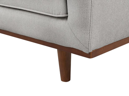 Sofa 3 Seater SKAULE Fabric Light Grey