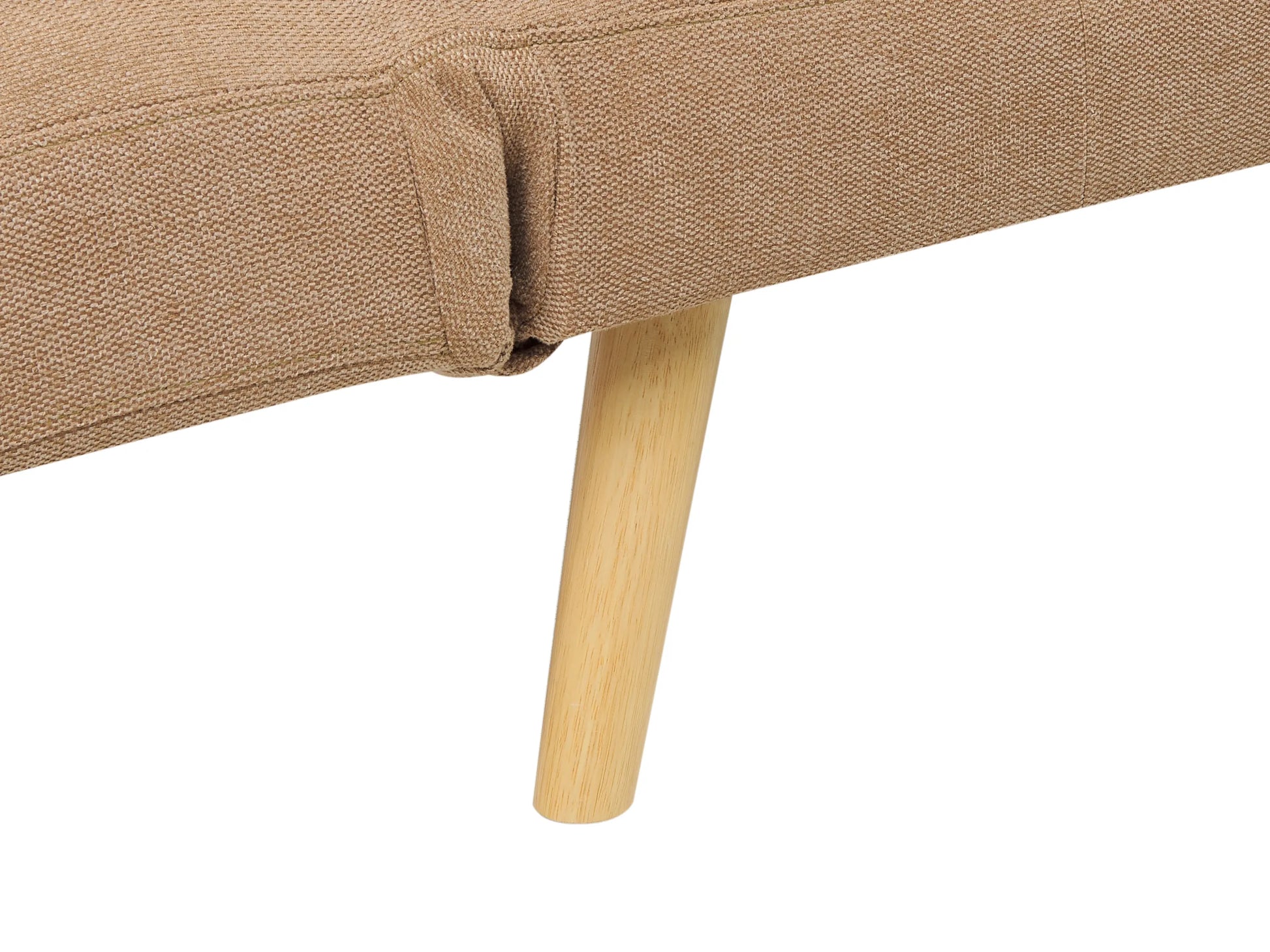  Sofa Bed 2 Seater INGARO Fabric Light Brown