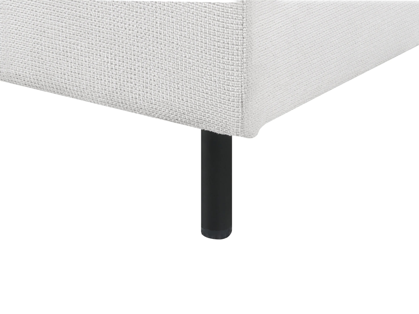  Modular Corner Sofa 3 Seater EGERIS Fabric Light Grey Left Hand