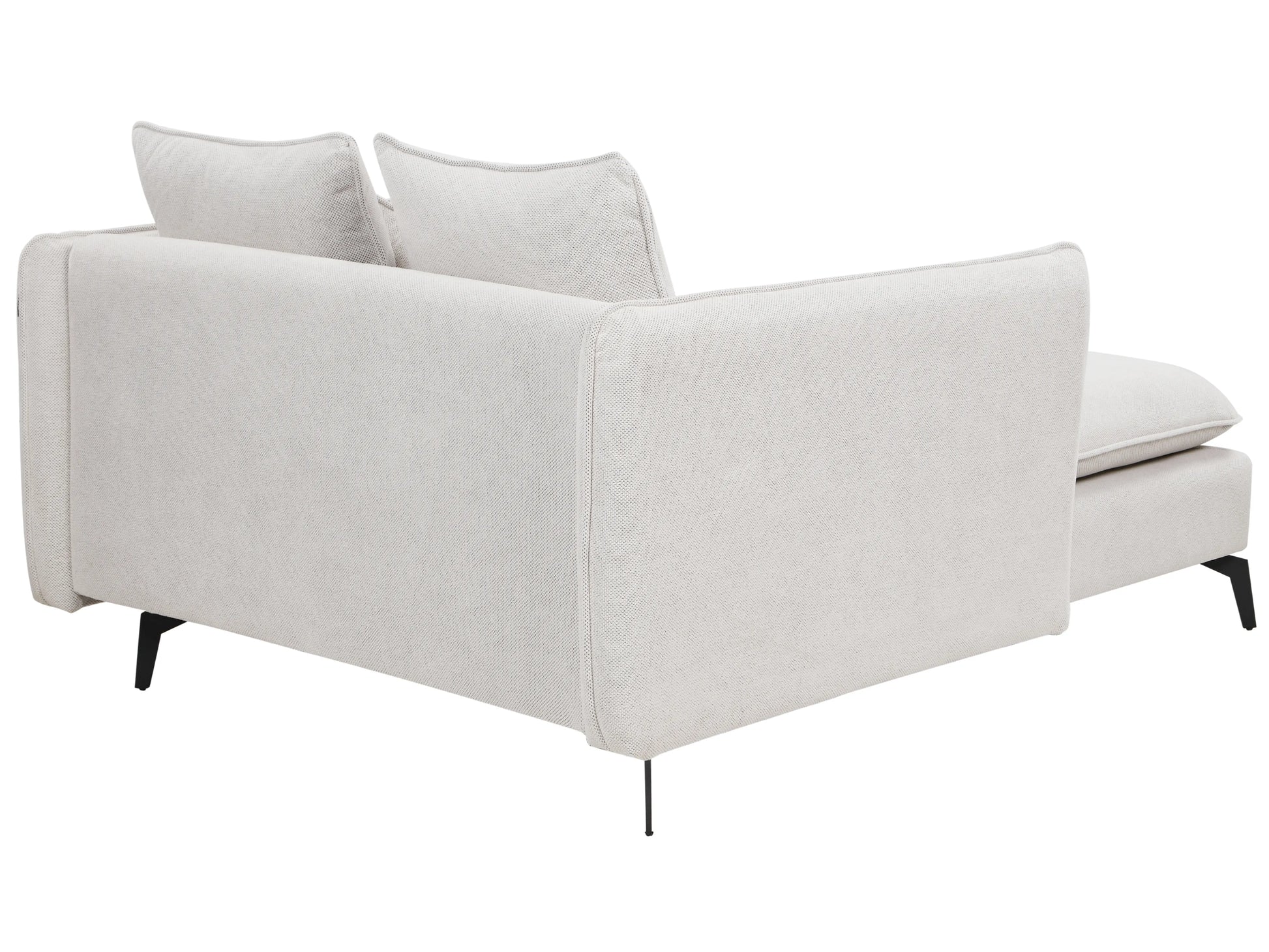  Chaise Longue CHARMES Fabric Light Beige