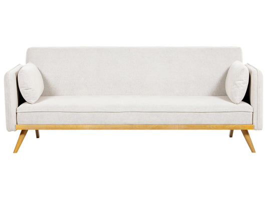 Sofa Bed 3 Seater ASAA Fabric Off-White