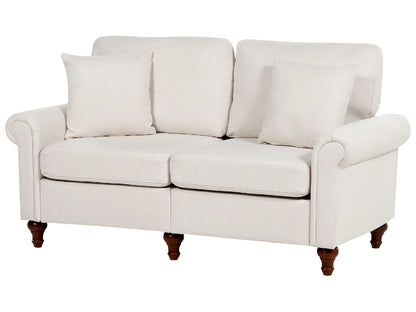  Sofa 2 Seater GINNERUP Fabric Light Beige