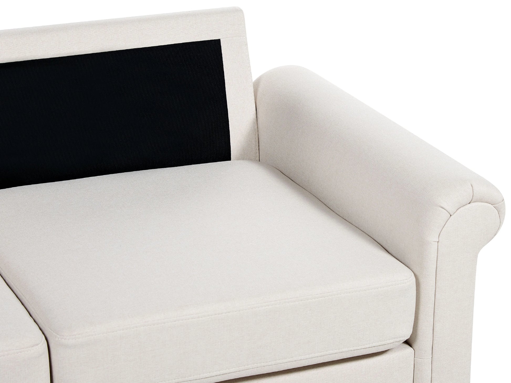  Sofa 2 Seater GINNERUP Fabric Light Beige