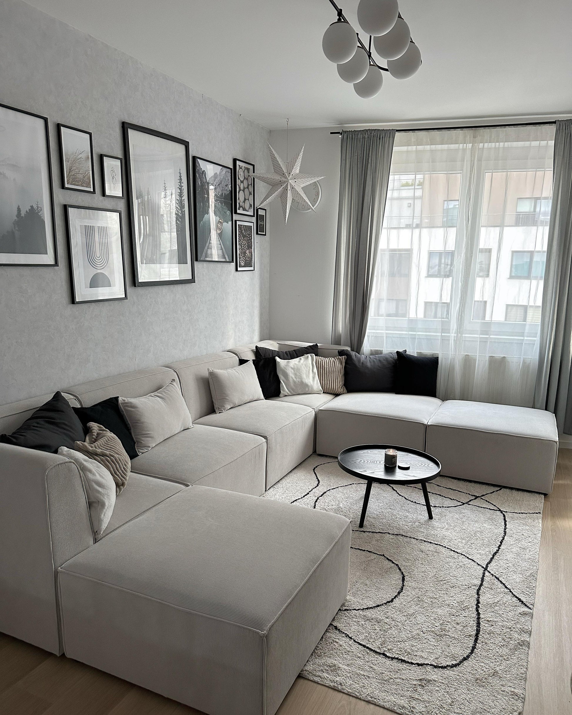  1-Seat Section LEMVIG Corduroy Off-White