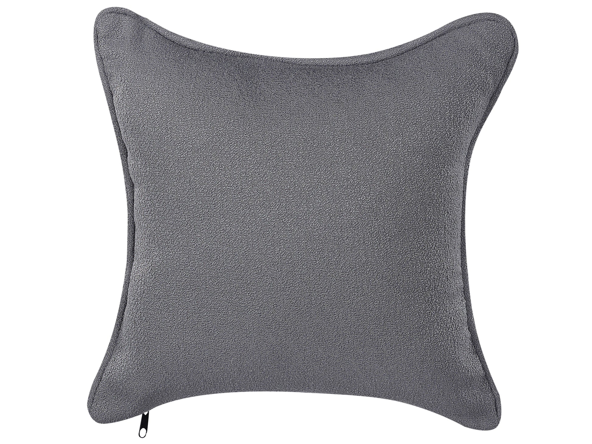  Right-Hand Chaise Lounge CHEVANNES Boucle Dark Grey