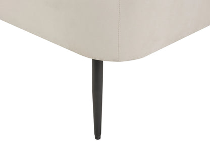  Right-Hand Chaise Lounge ARCEY Velvet Orange