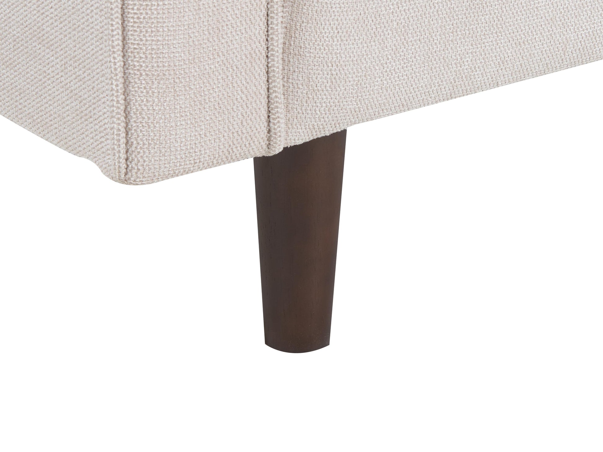  Living Room Set 3 Seater NURMO Fabric Light Beige