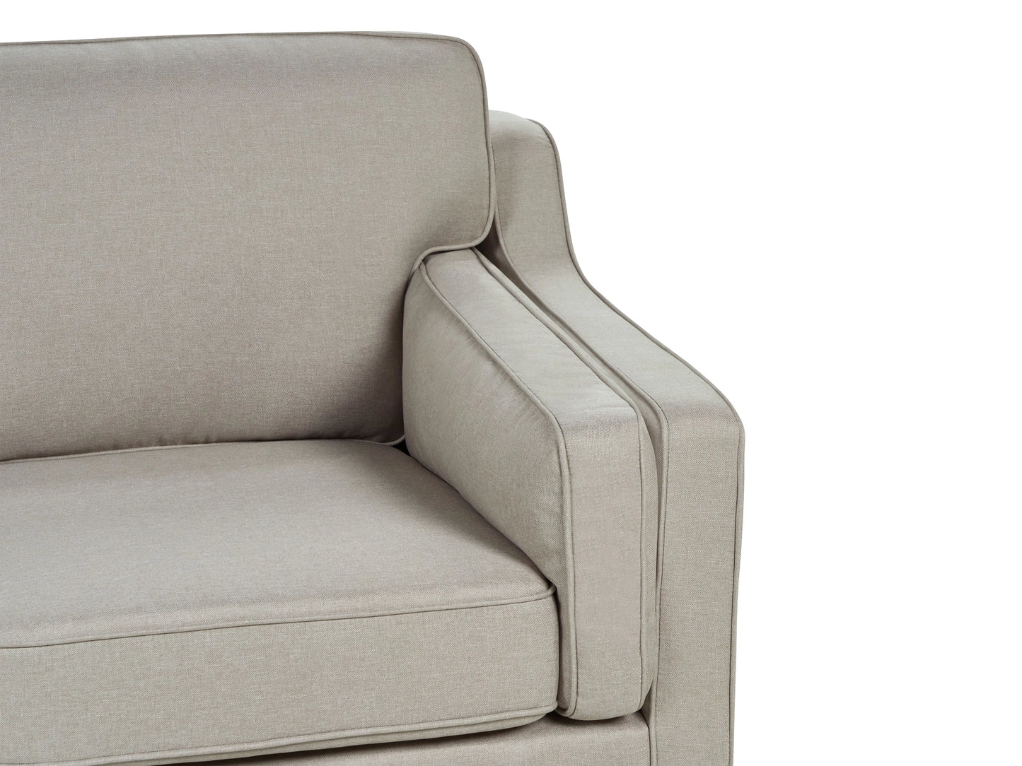  Sofa 3 Seater LOKKA Fabric Beige