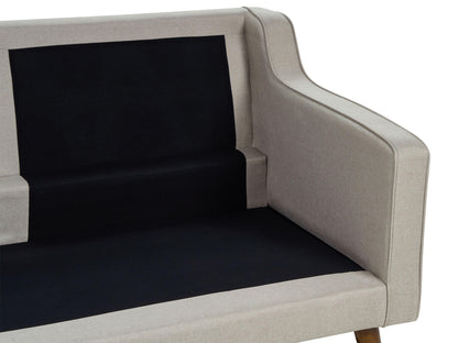  Sofa 3 Seater LOKKA Fabric Beige