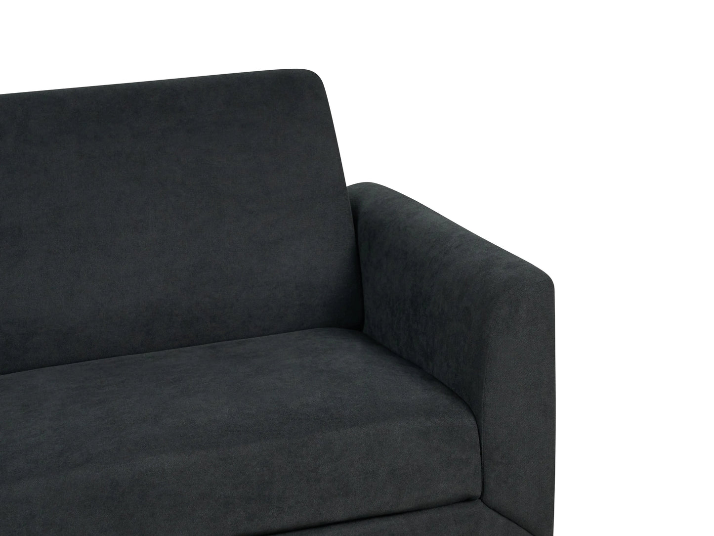  Sofa 3 Seater FENES Fabric Black