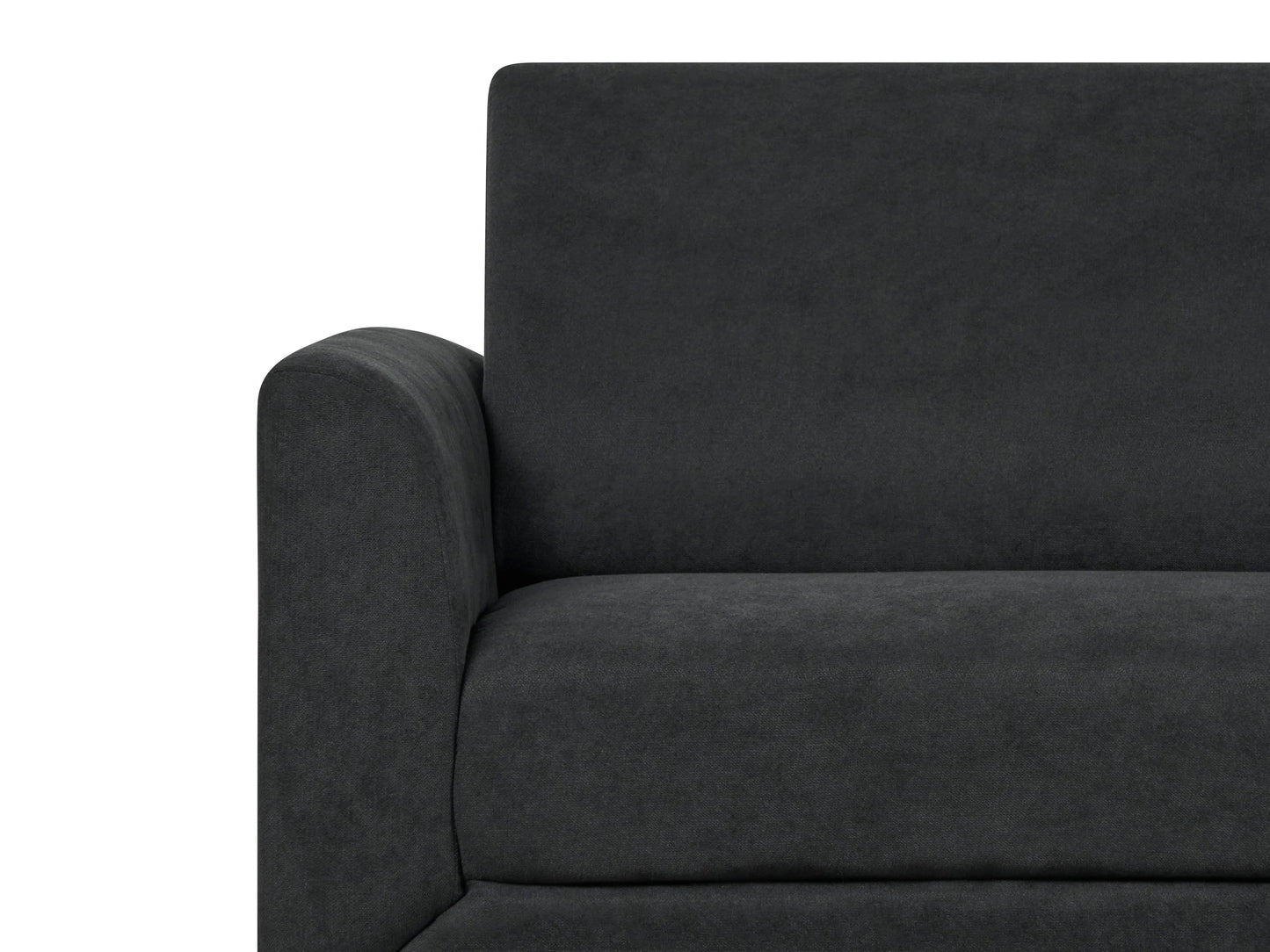  Sofa 3 Seater FENES Fabric Black