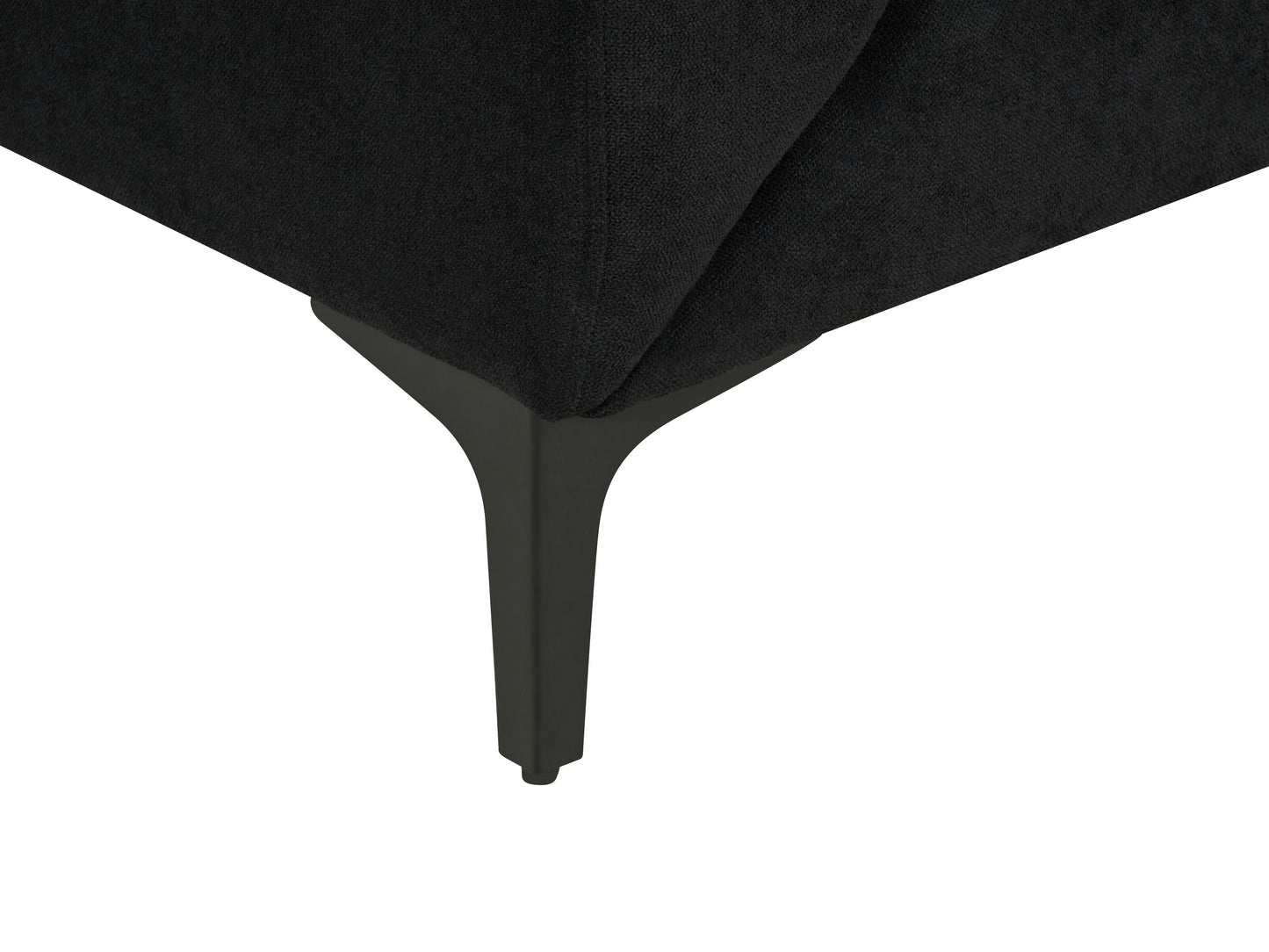  Sofa 3 Seater FENES Fabric Black