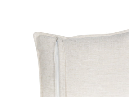  Sofa Bed 3 Seater KRAMA Fabric Off-White With Storage