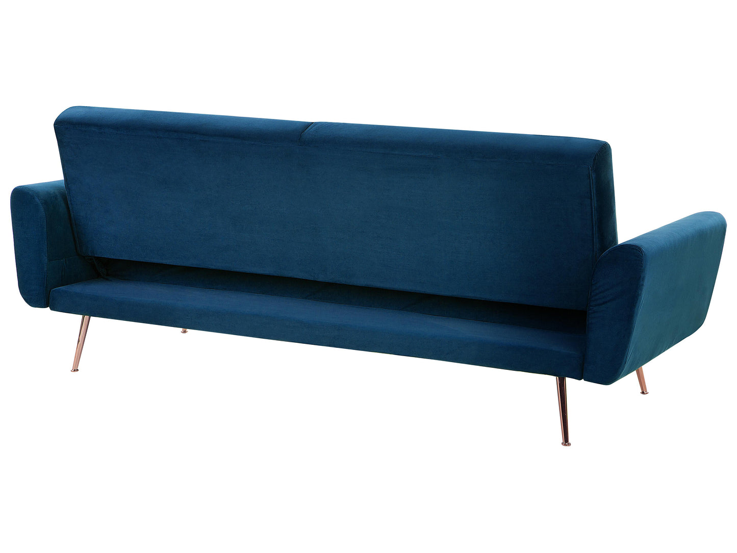  Sofa Bed 3 Seater EINA Velvet Navy Blue