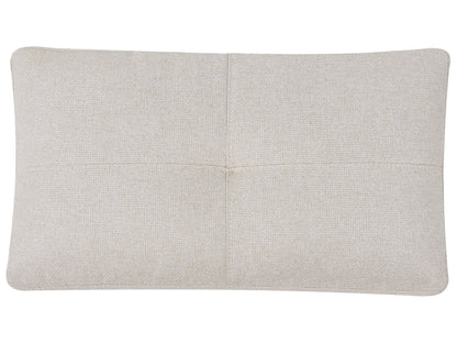  Sofa Bed 2 Seater EDLAND Fabric Light Beige