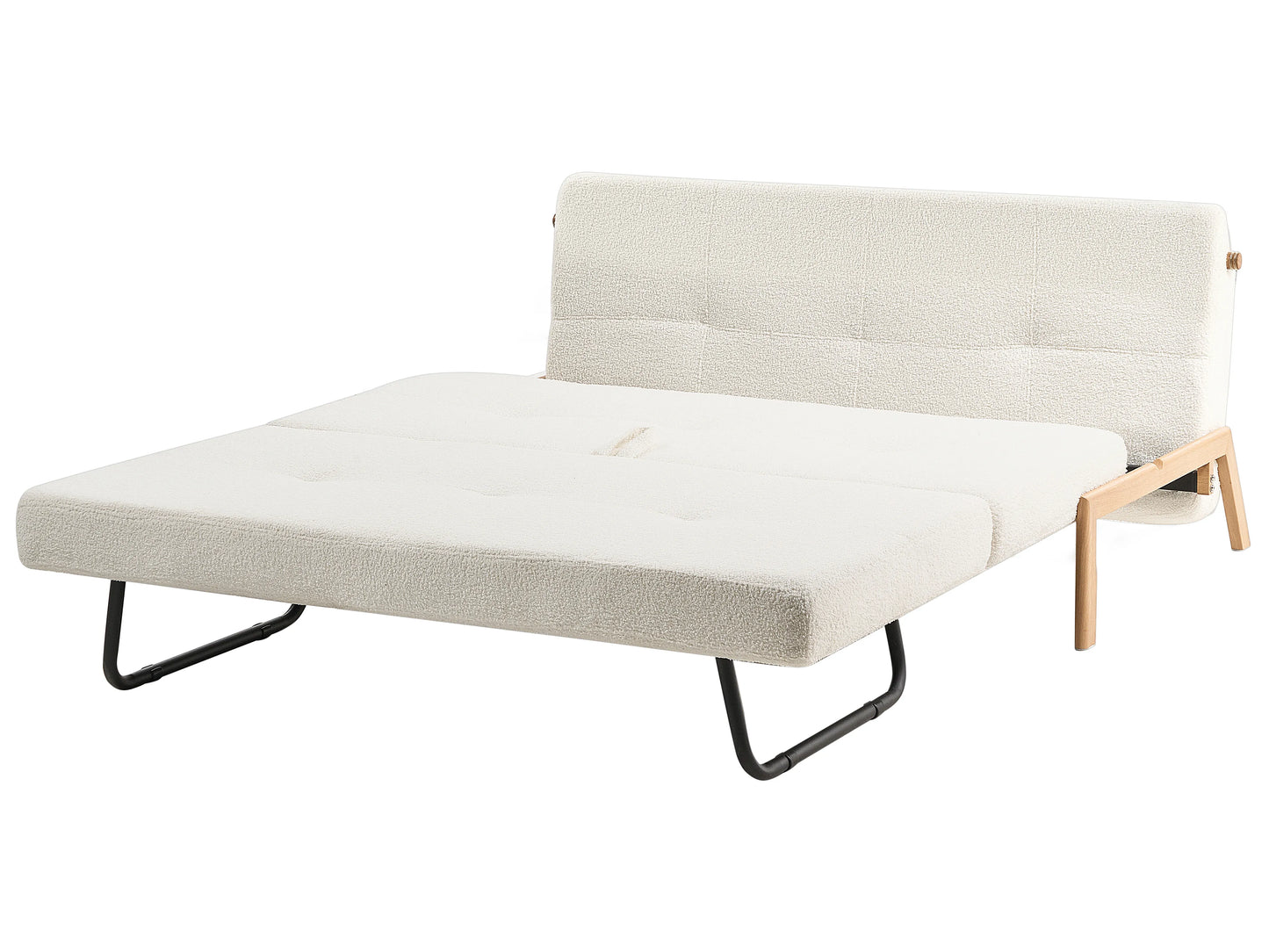  Sofa Bed 2 Seater EDLAND Boucle Off-White