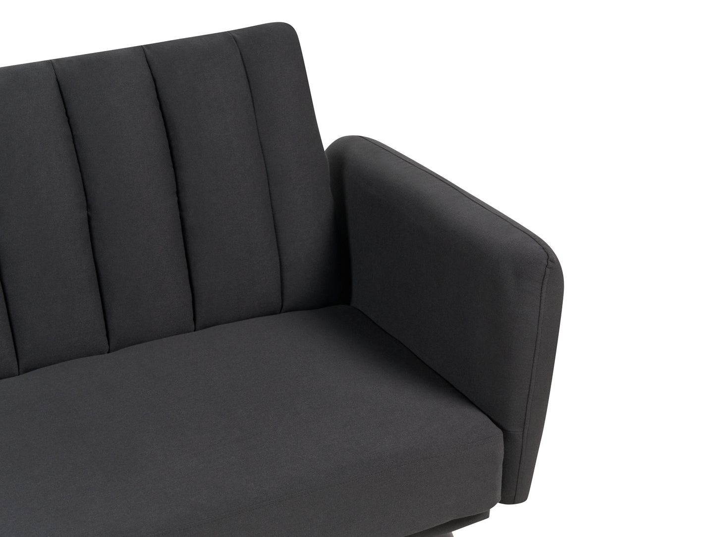  Sofa Bed 3 Seater VIMMERBY Fabric Black