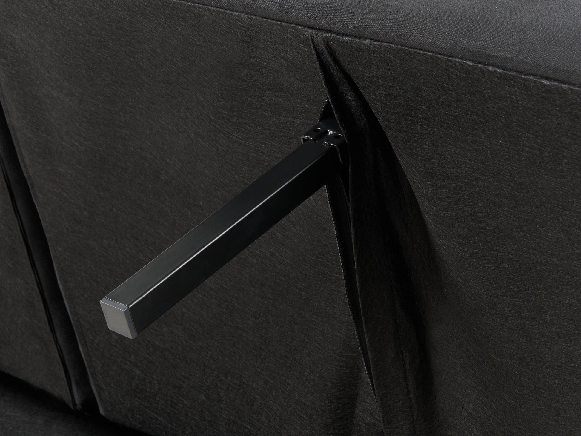  Sofa Bed 3 Seater VIMMERBY Fabric Black
