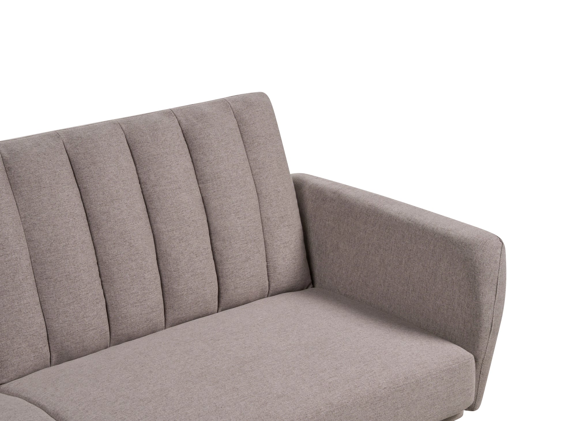  Sofa Bed 3 Seater VIMMERBY Fabric Light Brown