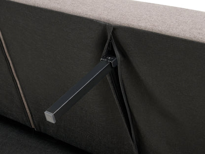  Sofa Bed 3 Seater VIMMERBY Fabric Light Brown
