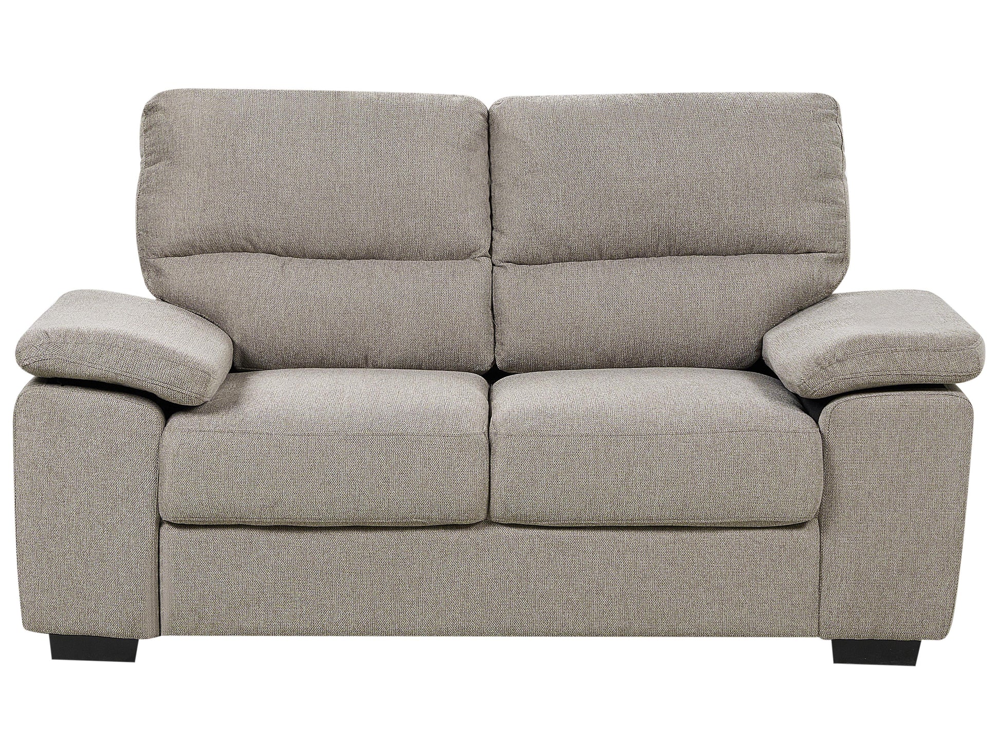  Living Room Set 5 Seater VOGAR Fabric Light Brown