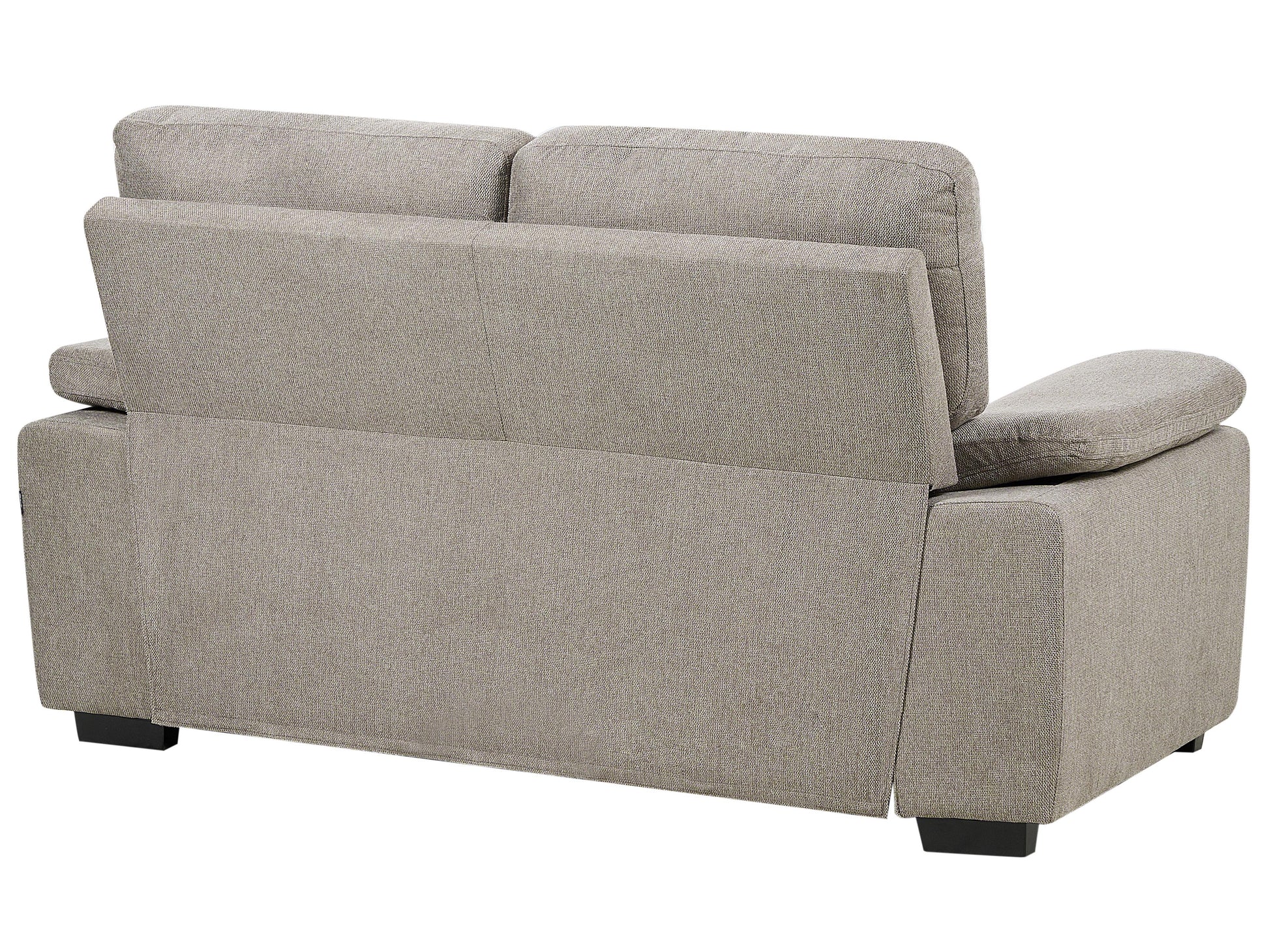  Living Room Set 5 Seater VOGAR Fabric Light Brown