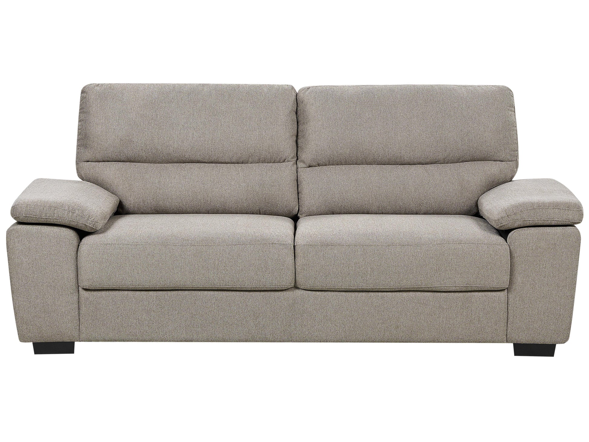  Living Room Set 5 Seater VOGAR Fabric Light Brown