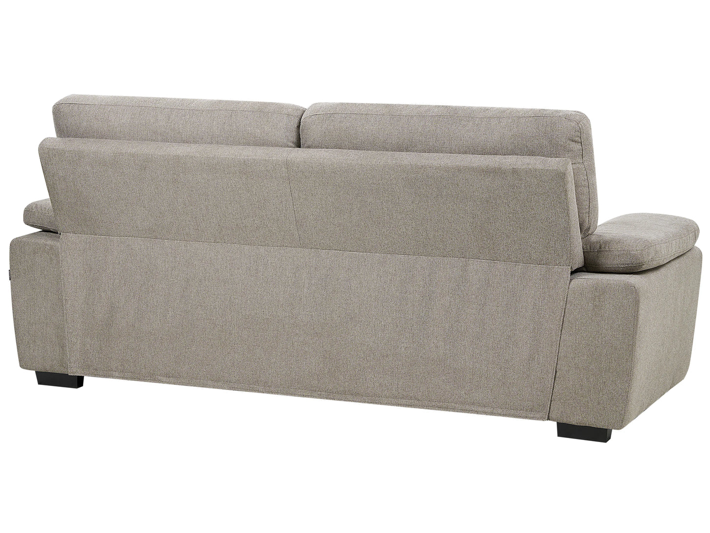 Living Room Set 5 Seater VOGAR Fabric Light Brown
