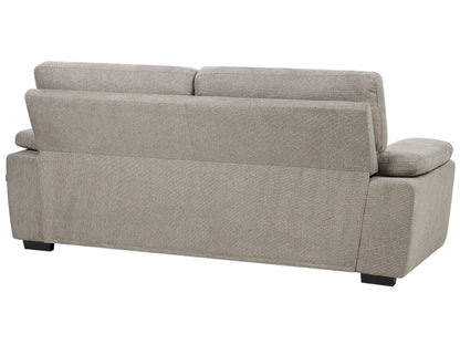  Living Room Set 5 Seater VOGAR Fabric Light Brown