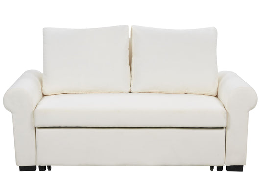  Sofa Bed 2 Seater SILDA Fabric Off-White