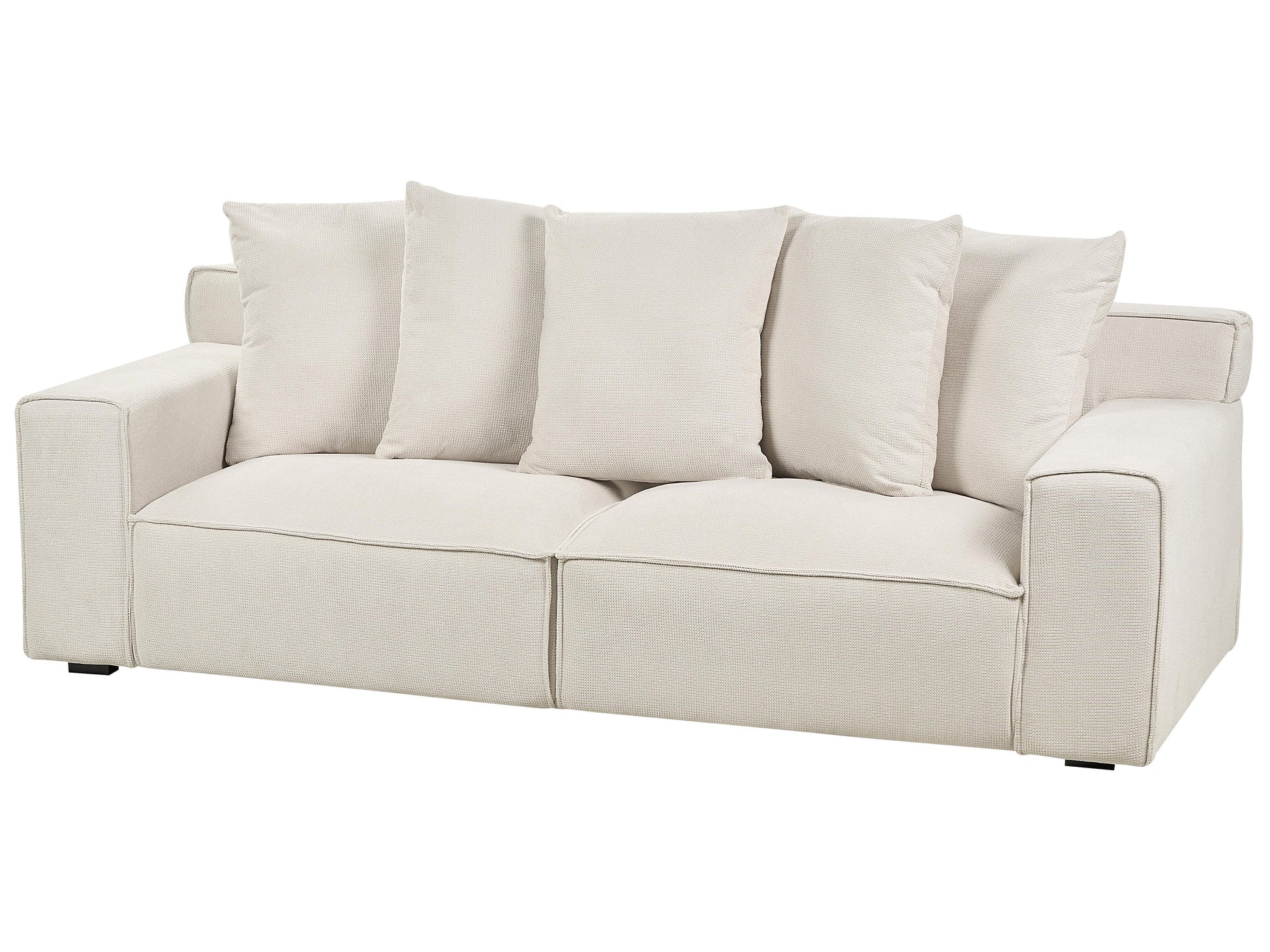  Sofa 3 Seater VISKAN Chenille Off-White