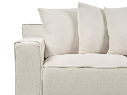  Sofa 3 Seater VISKAN Chenille Off-White