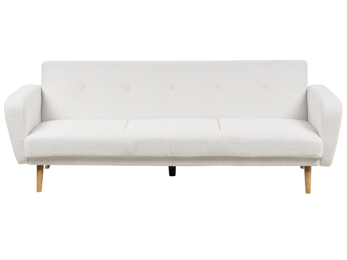  Sofa Bed 3 Seater FLORLI Boucle Off-White