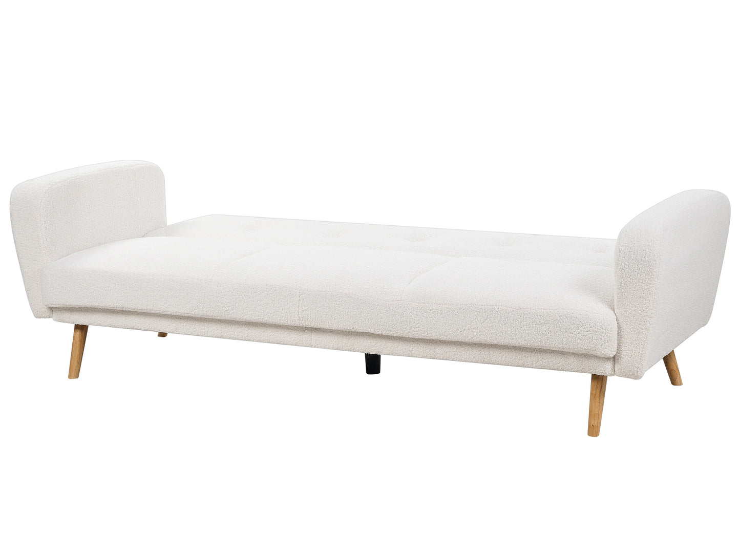  Sofa Bed 3 Seater FLORLI Boucle Off-White