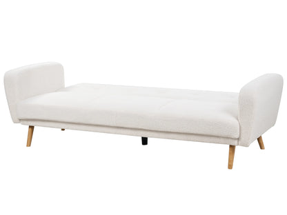  Sofa Bed 3 Seater FLORLI Boucle Off-White