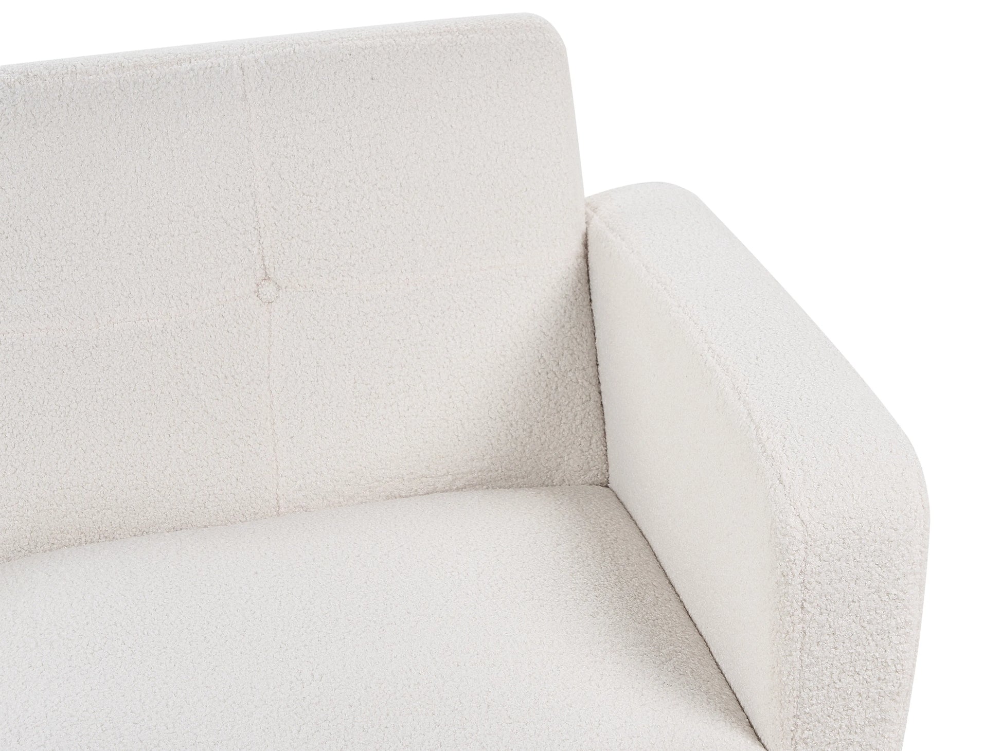 Sofa Bed 3 Seater FLORLI Boucle Off-White