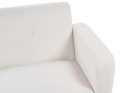  Sofa Bed 3 Seater FLORLI Boucle Off-White