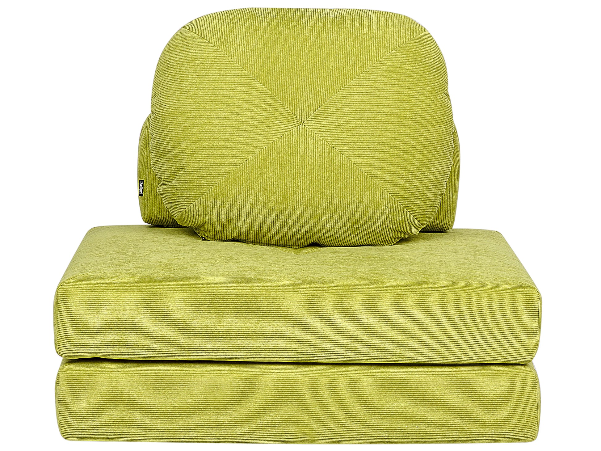 Single Sofa Bed OLDEN Corduroy Light Green