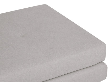  Single Sofa Bed OLDEN Fabric Light Grey