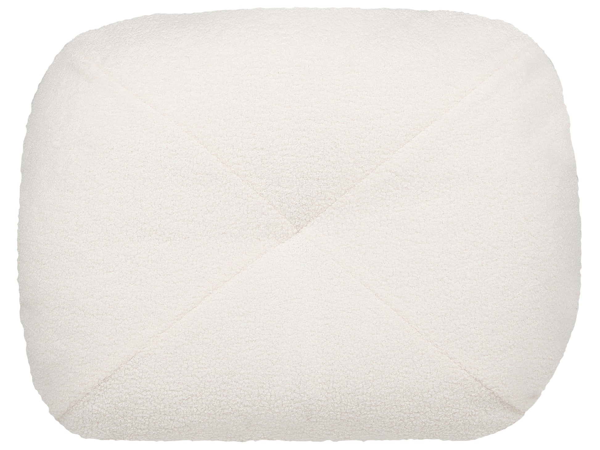  Single Sofa Bed OLDEN Boucle White